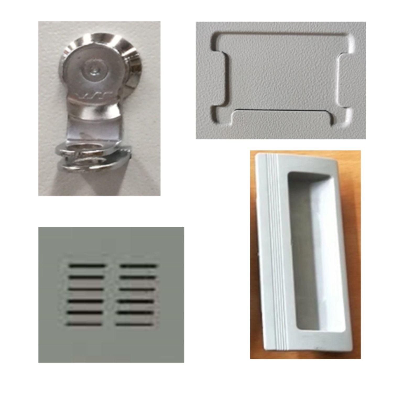LOCKER CASILLERO METALICO 2 CUERPOS 4 PUERTAS - 6