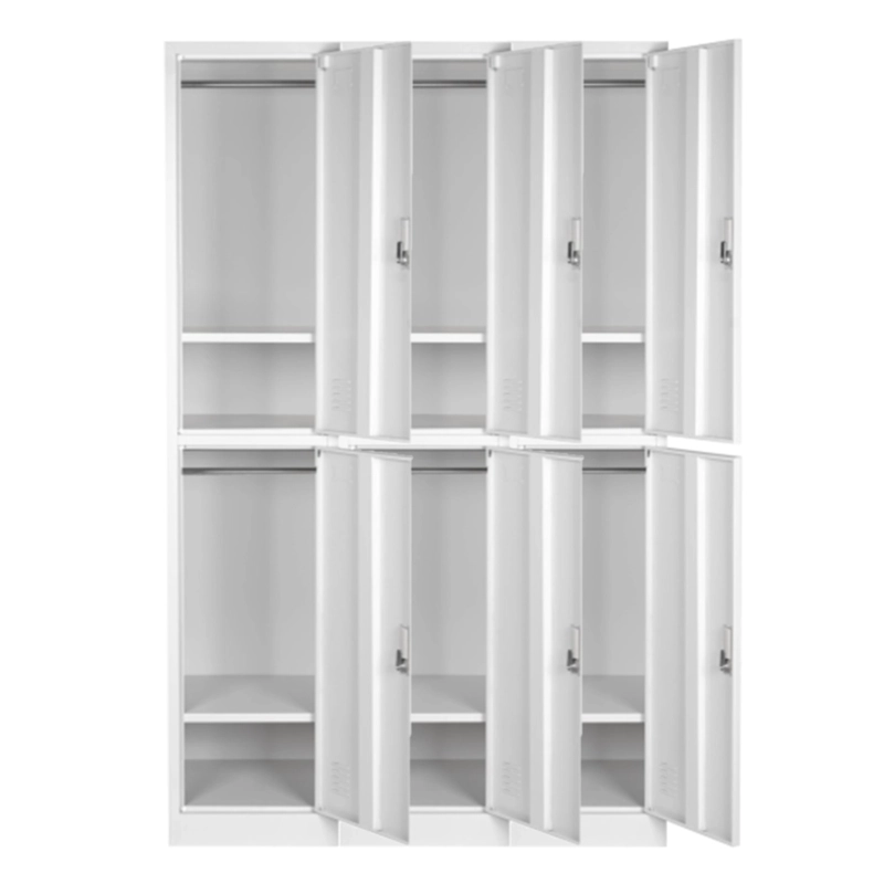 LOCKER PROCHEF ACERO 6 PUERTAS GRIS CASILLERO METALICO 3 CUERPOS - 7