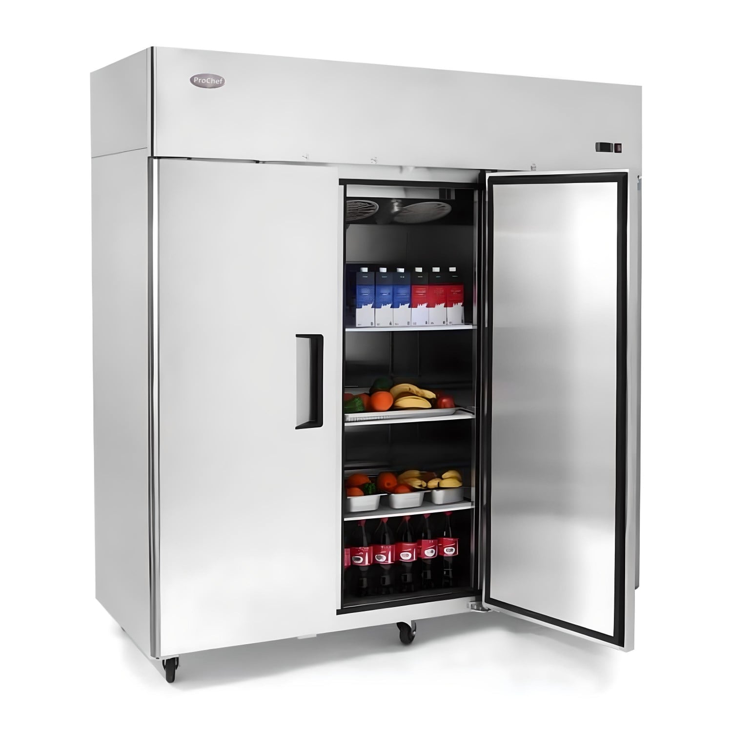 FREEZER INDUSTRIAL PROCHEF REFRIGERADOR DUAL 1380 LT. ACERO INOX. ESTÁTICO - 3