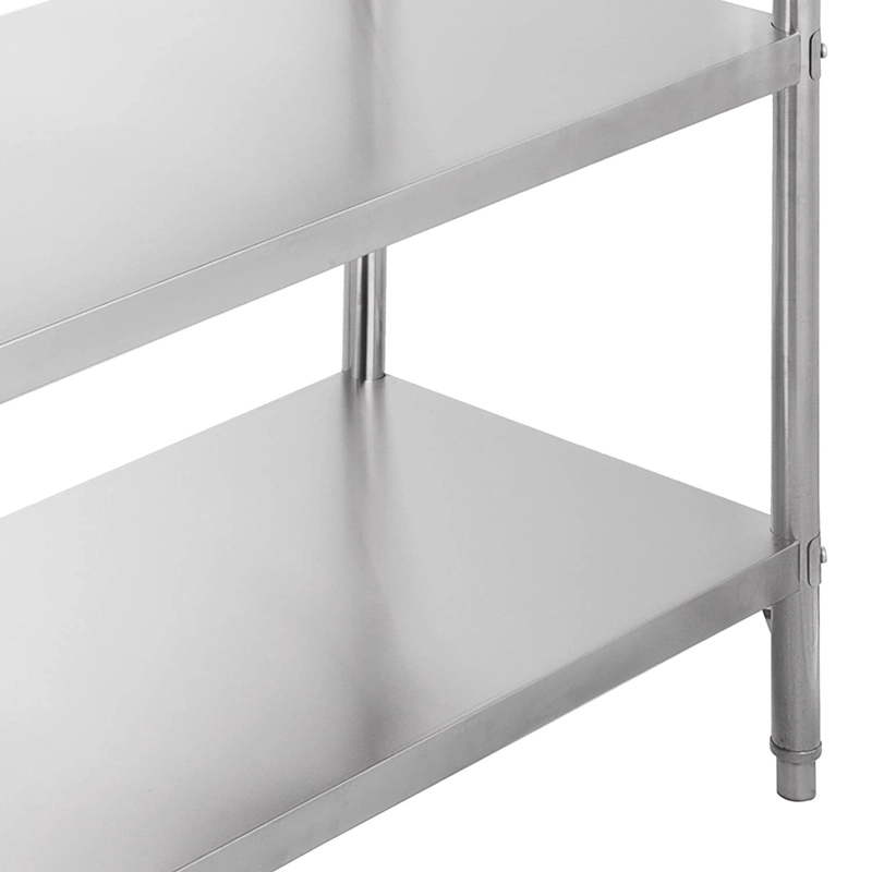 ESTANTE 4 BANDEJAS LISAS. 90X50X180 CM. ACERO INOXIDABLE - 5
