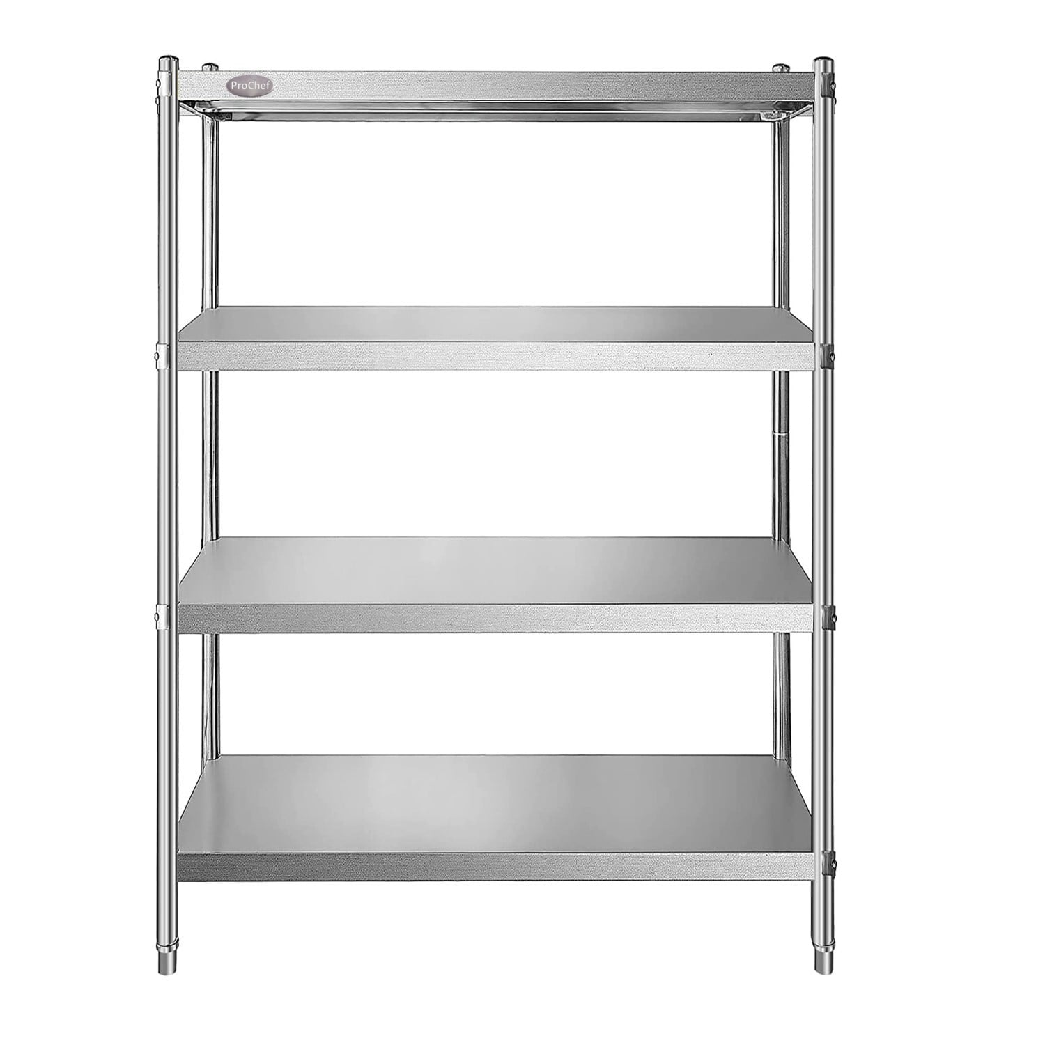ESTANTE 4 BANDEJAS LISAS 120X50X180 CM. ACERO INOX - 1