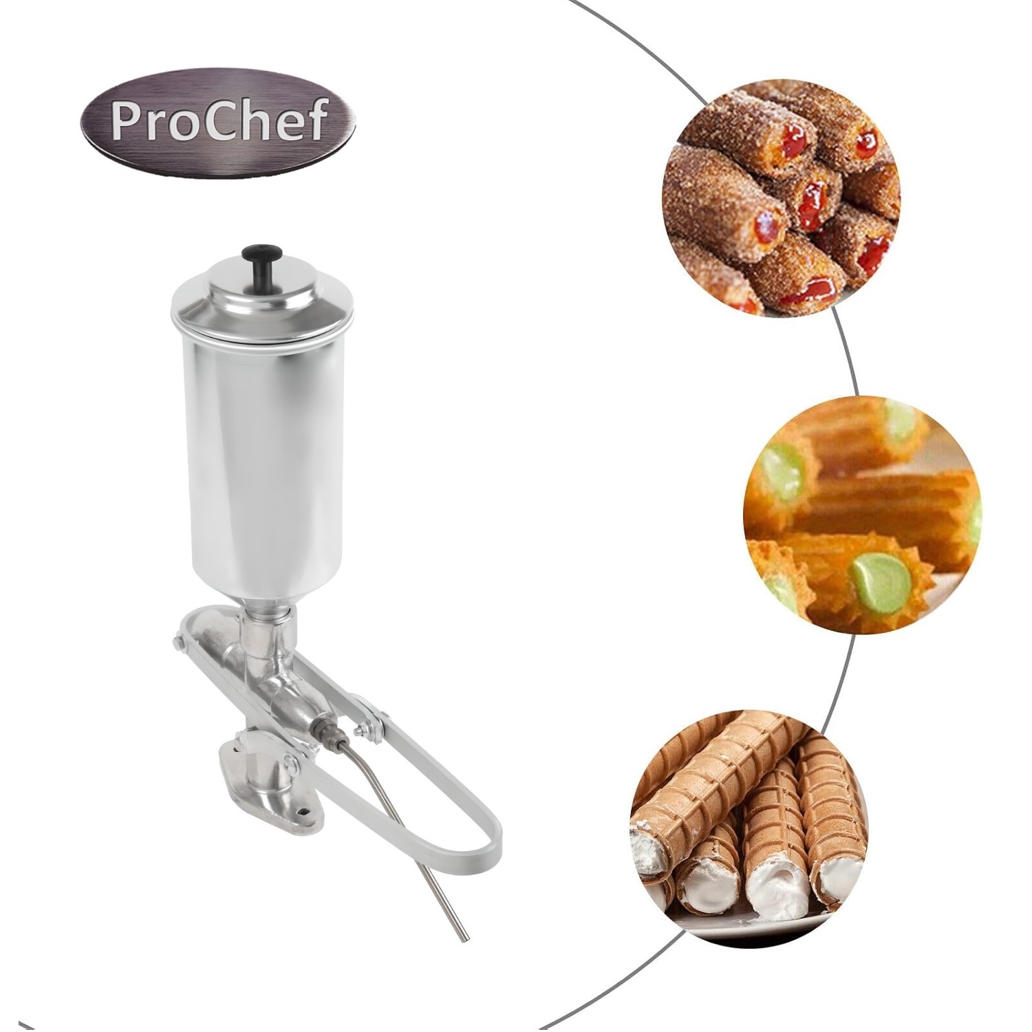 RELLENADOR DE CHURROS PROCHEF MANUAL VERTICAL - 4