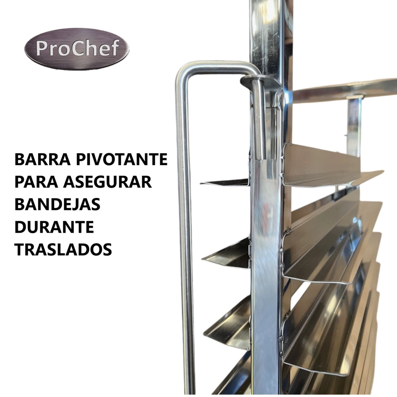 CARRO BANDEJERO 15 BANDEJAS GN 1/1. ACERO INOXIDABLE - 5