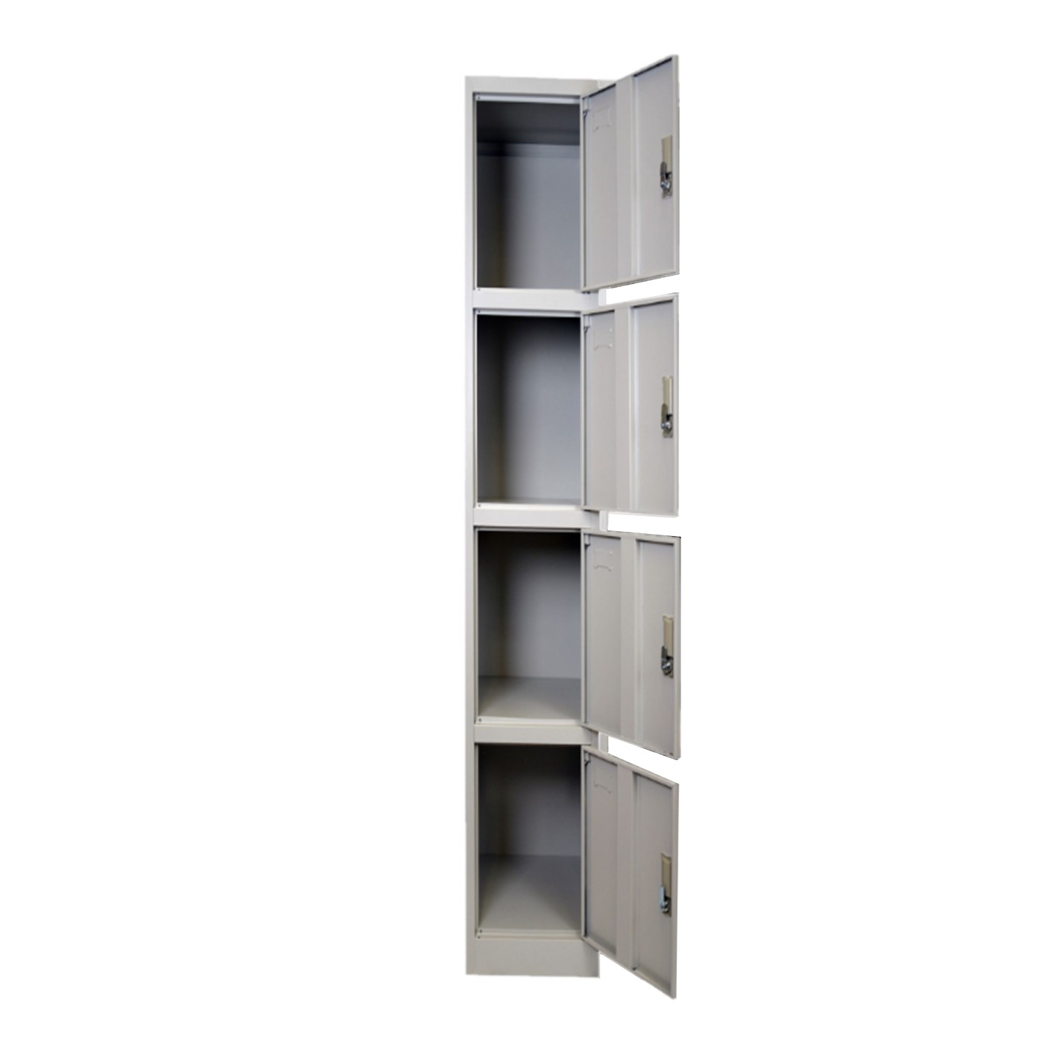 LOCKER PROCHEF ACERO 4 PUERTAS GRIS CASILLERO METALICO 1 CUERPO - 7