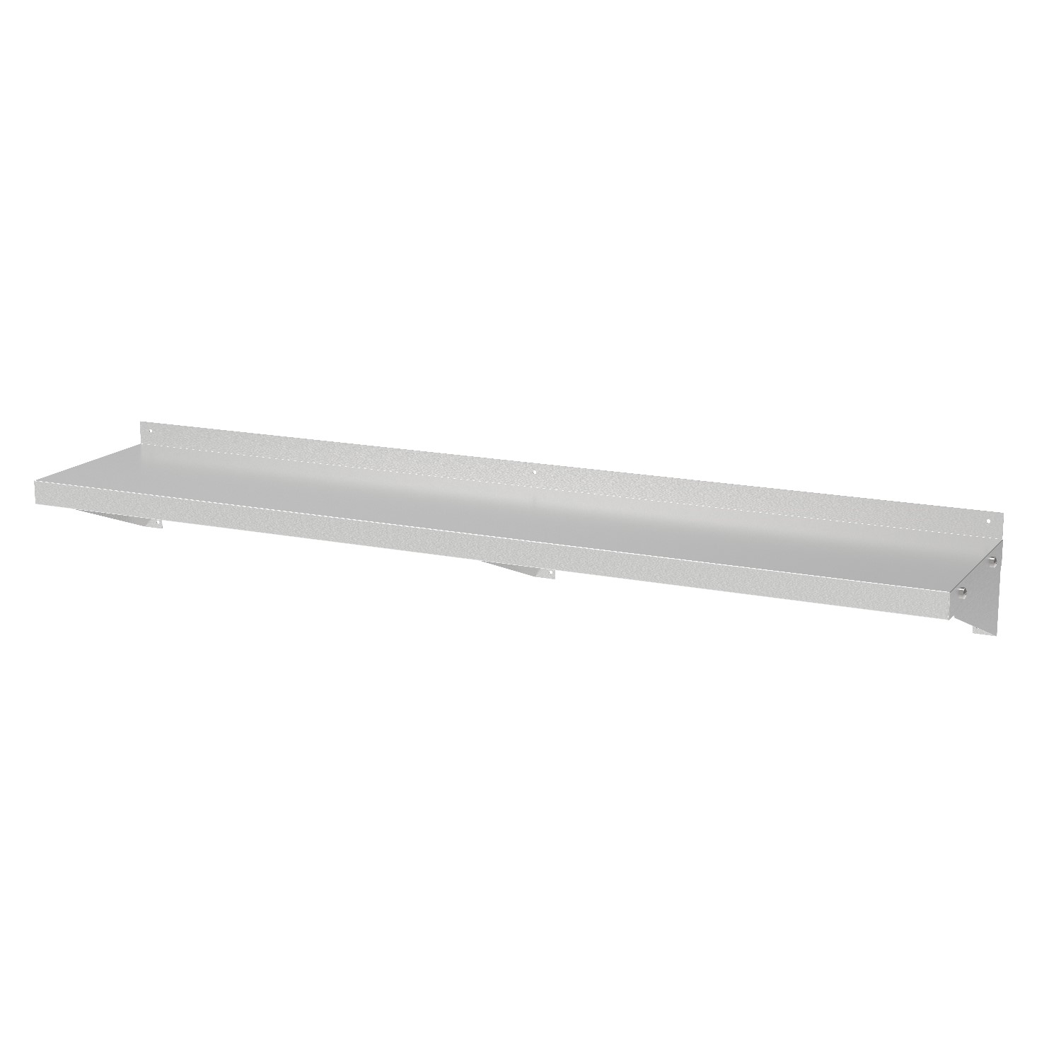 REPISA MURAL LISA 150X30 CM ACERO INOXIDABLE WS-1500 - 1