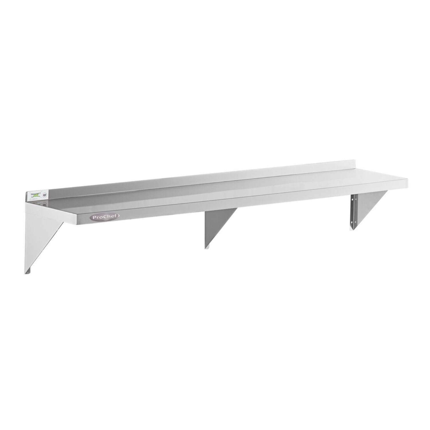 REPISA MURAL LISA 150X30 CM ACERO INOXIDABLE WS-1500 - 2