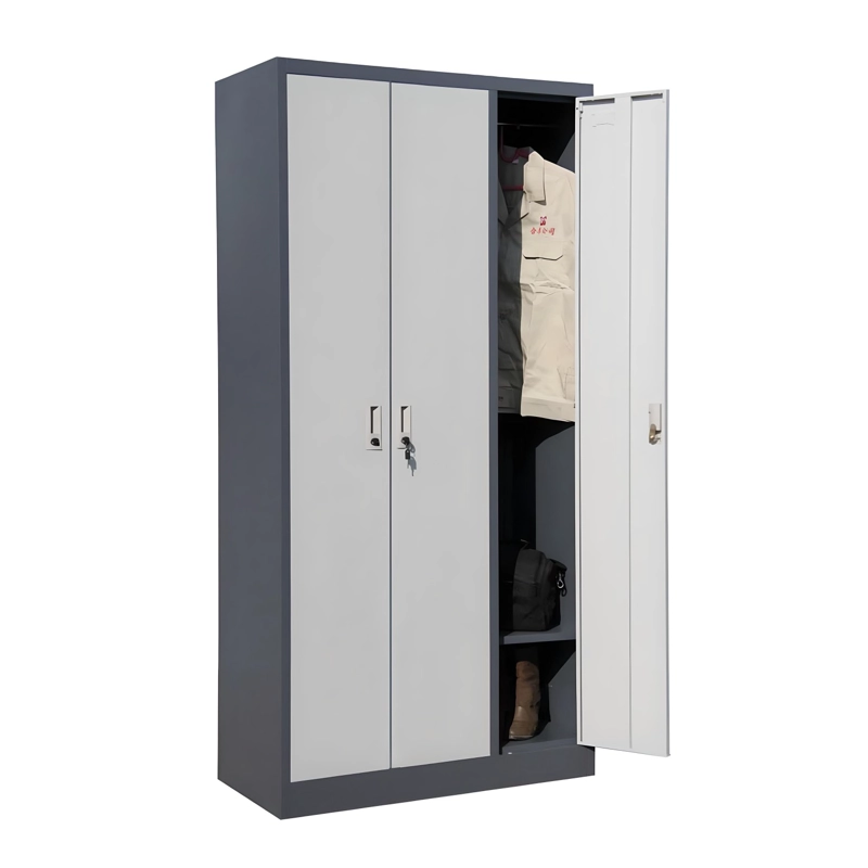 ARMARIO PROCHEF 90X40X185 CM 7 ESPACIOS 2 CUERPOS 3 PUERTAS ACERO - 1