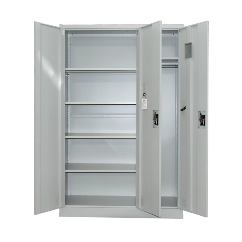 ARMARIO PROCHEF 90X40X185 CM 7 ESPACIOS 2 CUERPOS 3 PUERTAS ACERO - 4