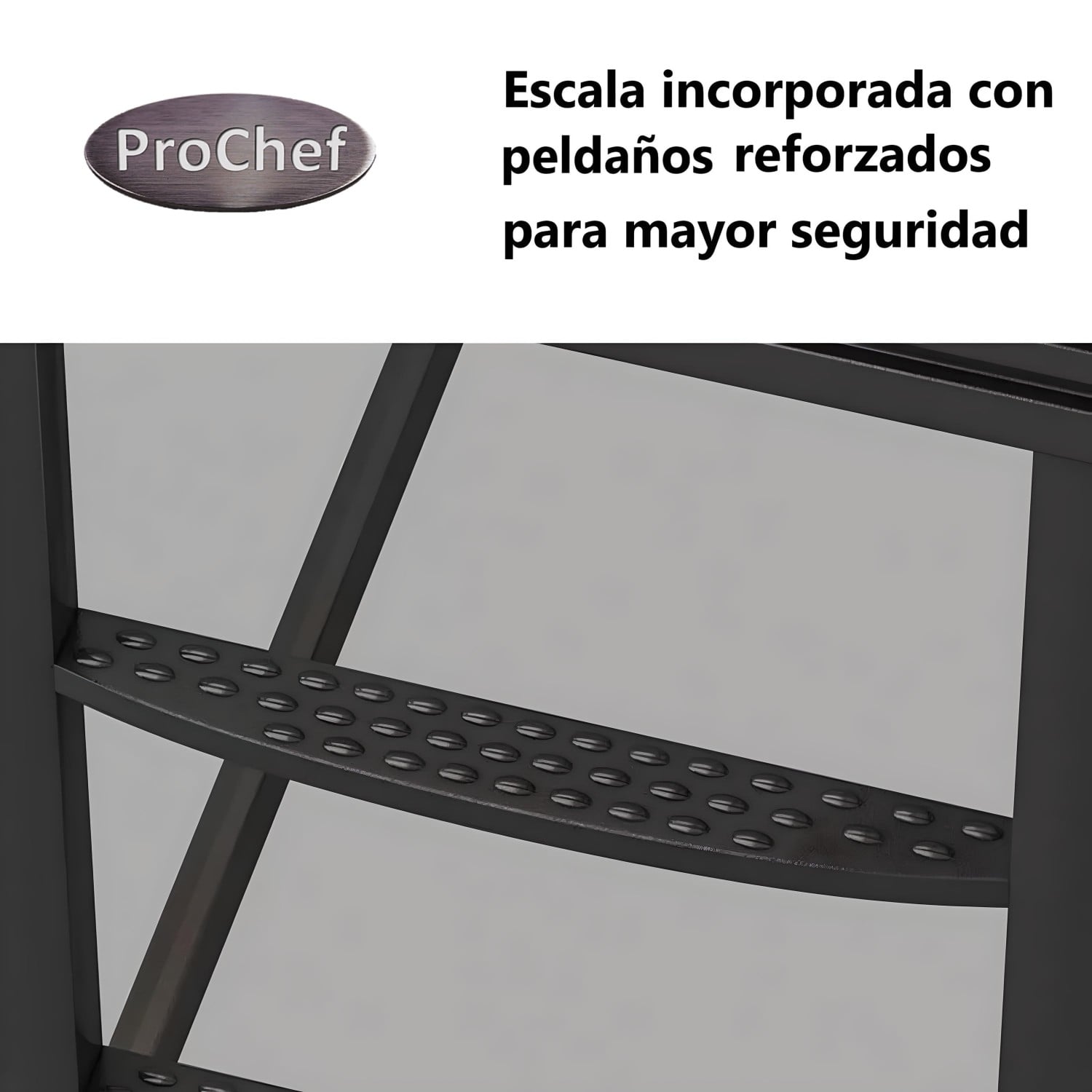 CAMAROTE PROCHEF ACERO 1 PLAZA BLANCO 90X200 CM - 8