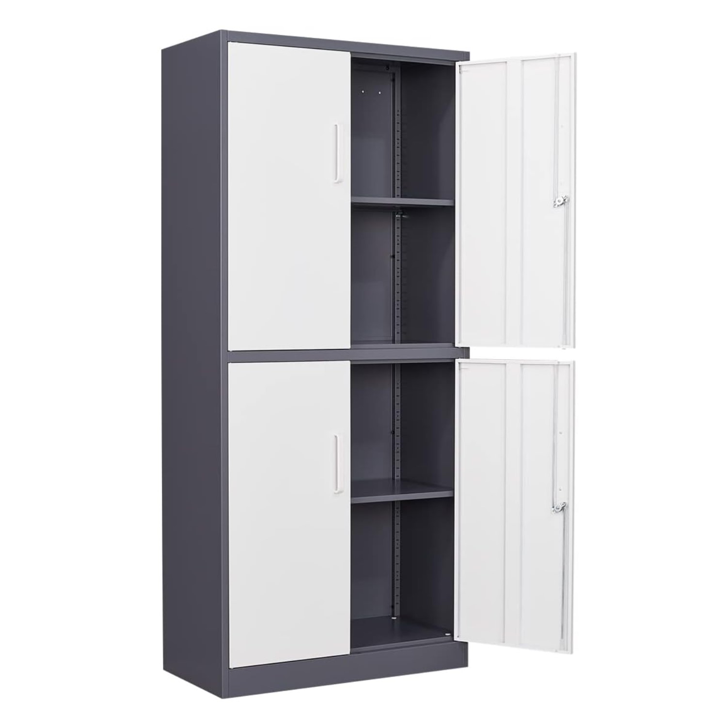 ARMARIO PROCHEF 90X40X185 CM 2 CUERPOS 4 PUERTAS 3 BANDEJAS ACERO - 4