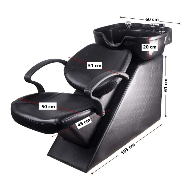 SILLON LAVAPELO NEGRO CON GRIFERIA BLACK EDITION - 6