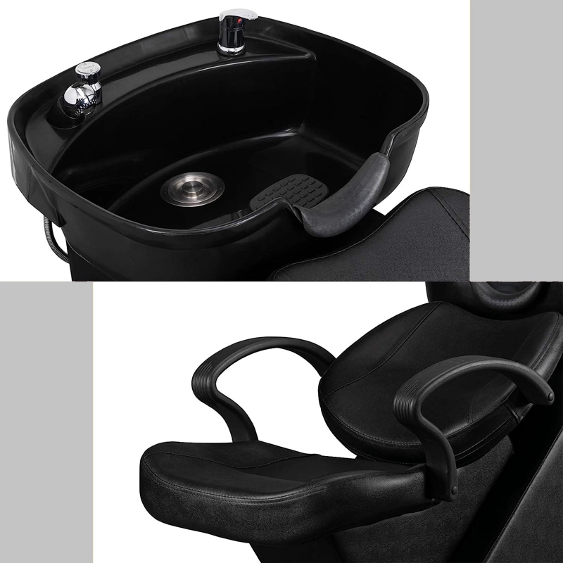 SILLON LAVAPELO NEGRO CON GRIFERIA BLACK EDITION - 7