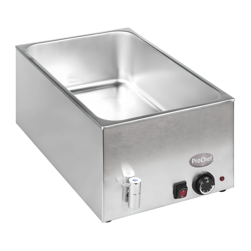 BAÑO MARIA ELECTRICO 20 LT CON DESPICHE GN 1/1 - 8