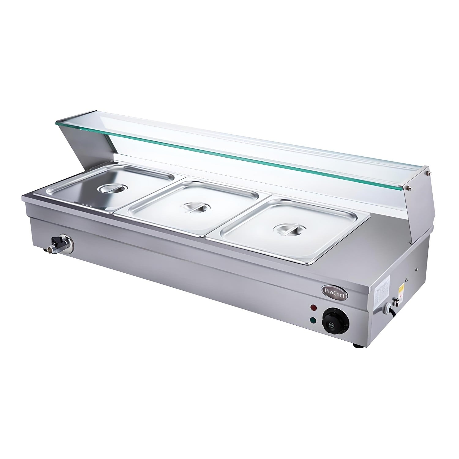 VITRINA PROCHEF CALOR BAÑO MARIA SOBREMESA 3 X GN 1/2 - 1