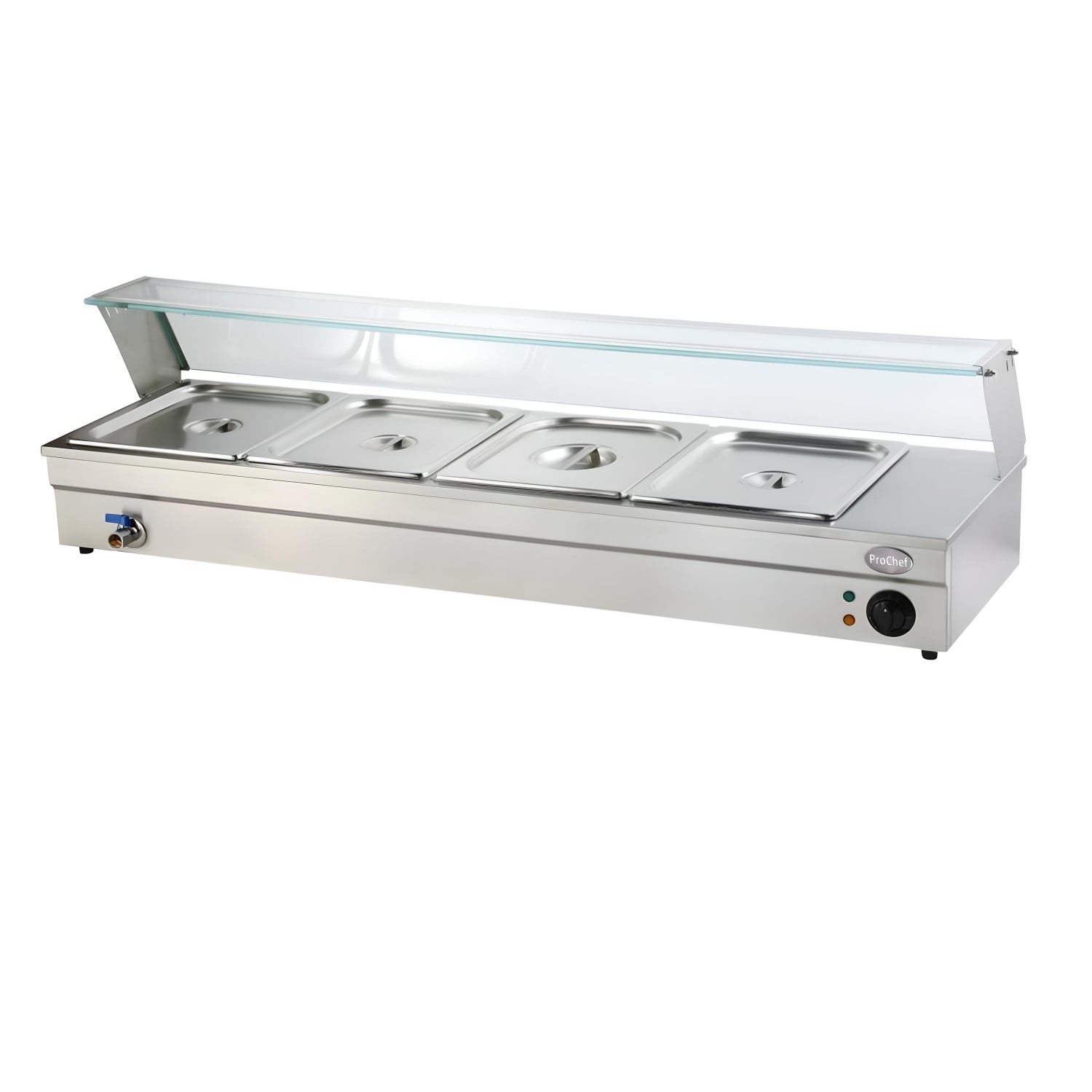 VITRINA PROCHEF CALOR BAÑO MARIA SOBREMESA 4 X GN 1/2 - 1