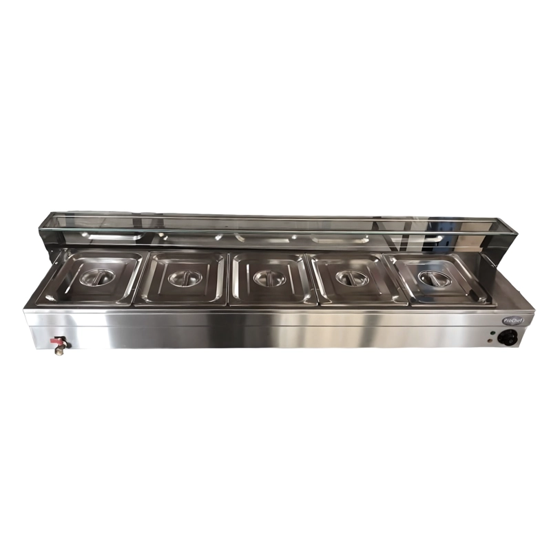 VITRINA PROCHEF CALOR BAÑO MARIA SOBREMESA 5 X GN 1/2 - 2