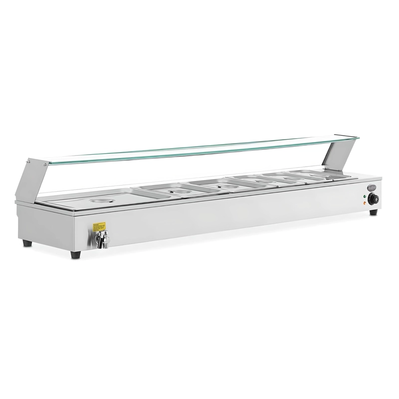 VITRINA PROCHEF CALOR BAÑO MARIA SOBREMESA 6 X GN 1/2 37L - 1