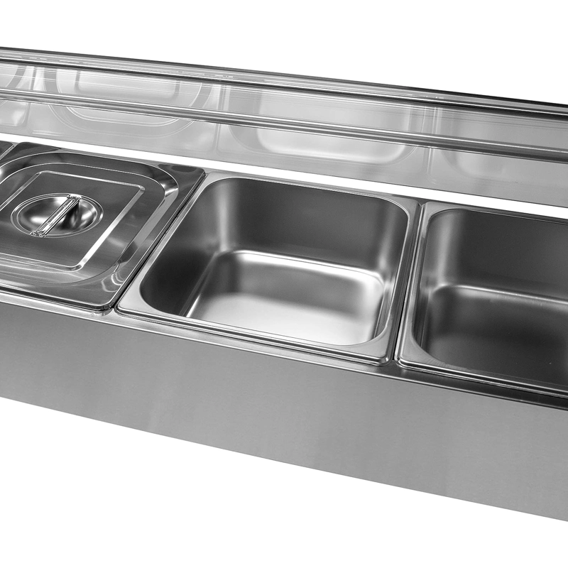 VITRINA PROCHEF CALOR BAÑO MARIA SOBREMESA 6 X GN 1/2 37L - 6