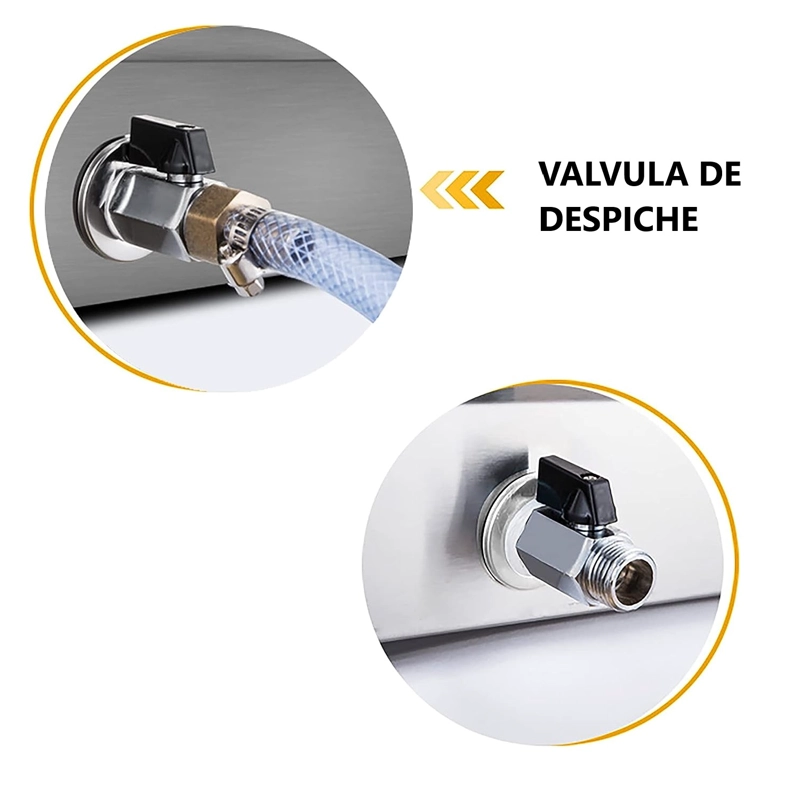 VITRINA PROCHEF CALOR BAÑO MARIA SOBREMESA 6 X GN 1/2 37L - 8