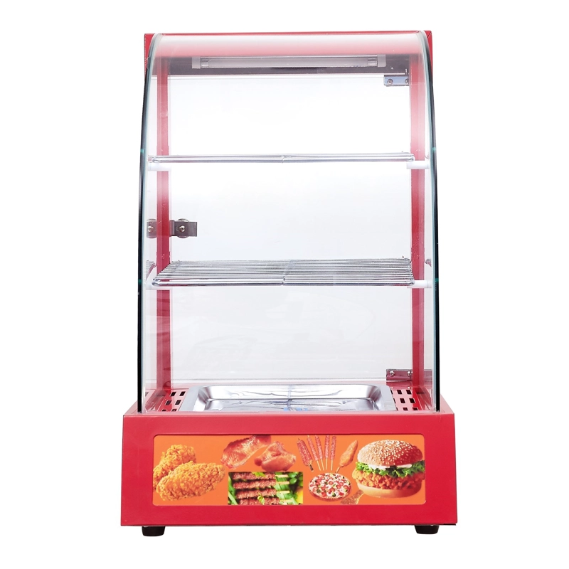 VITRINA PROCHEF 38 CM. EN COLOR ROJO MANTENEDORA DE CALOR - 3