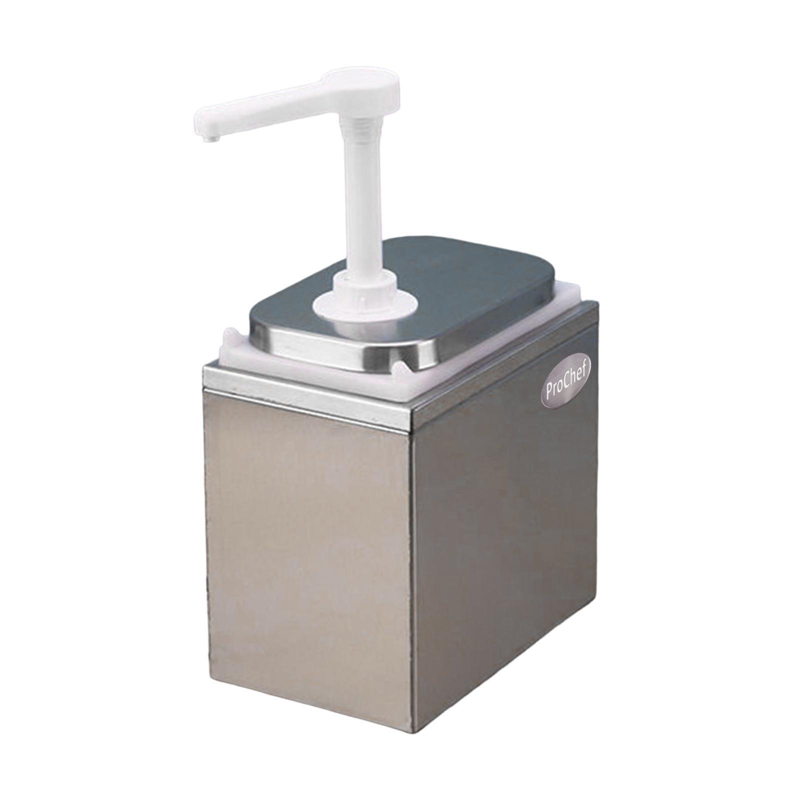 DISPENSADOR DE SALSA PROCHEF 1X2 LT. ACERO INOXIDABLE - 2