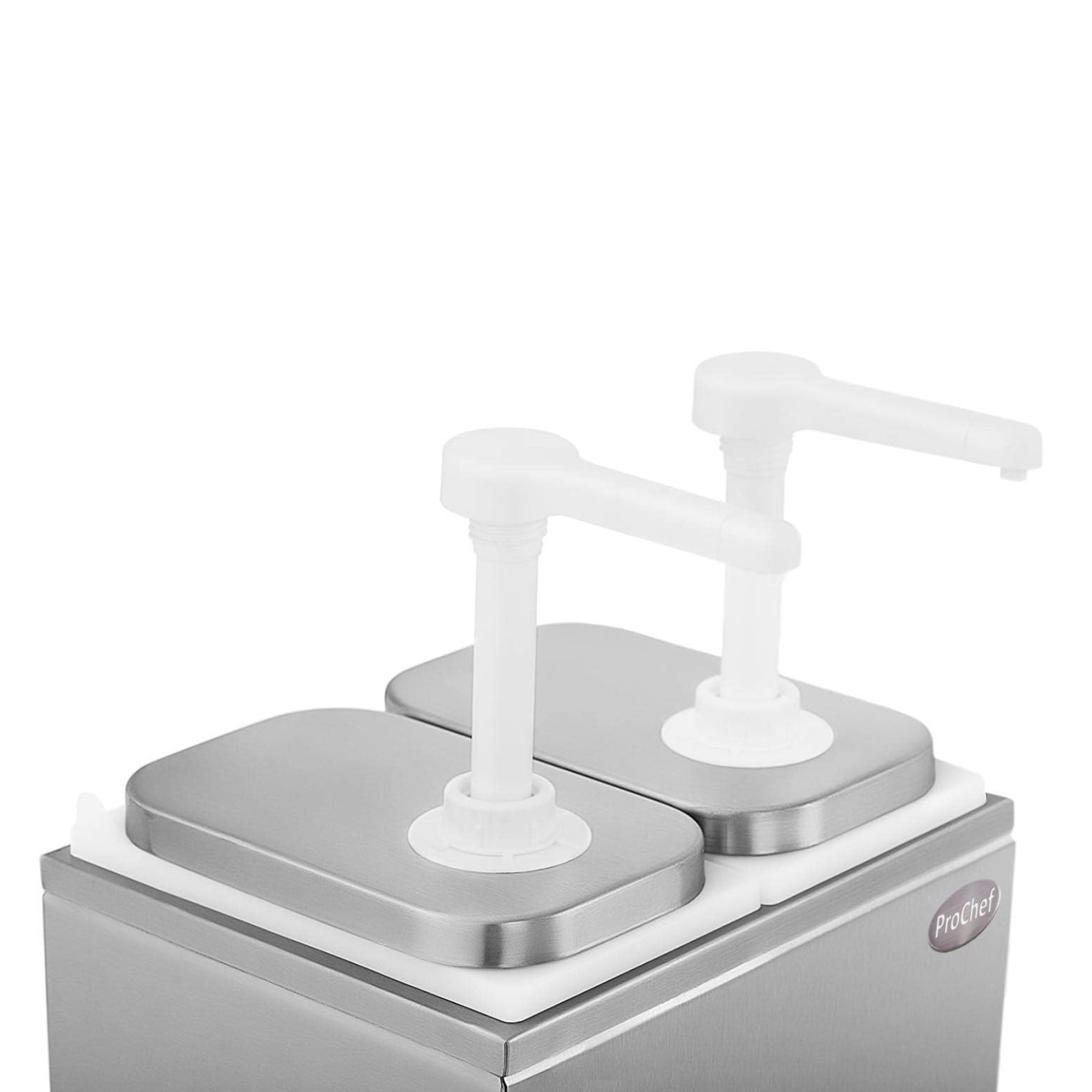 DISPENSADOR DE SALSA PROCHEF 2X2 LT. ACERO INOXIDABLE - 4