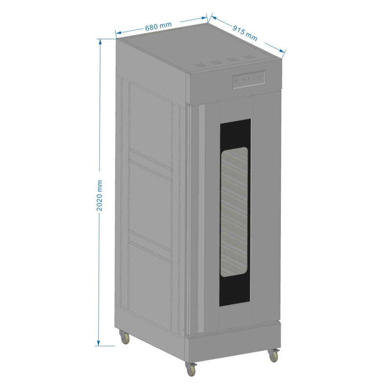 FERMENTADORAS MASA PROCHEF 68 X 58 CAMARA FERMENTADORA 16 BANDEJAS - 8