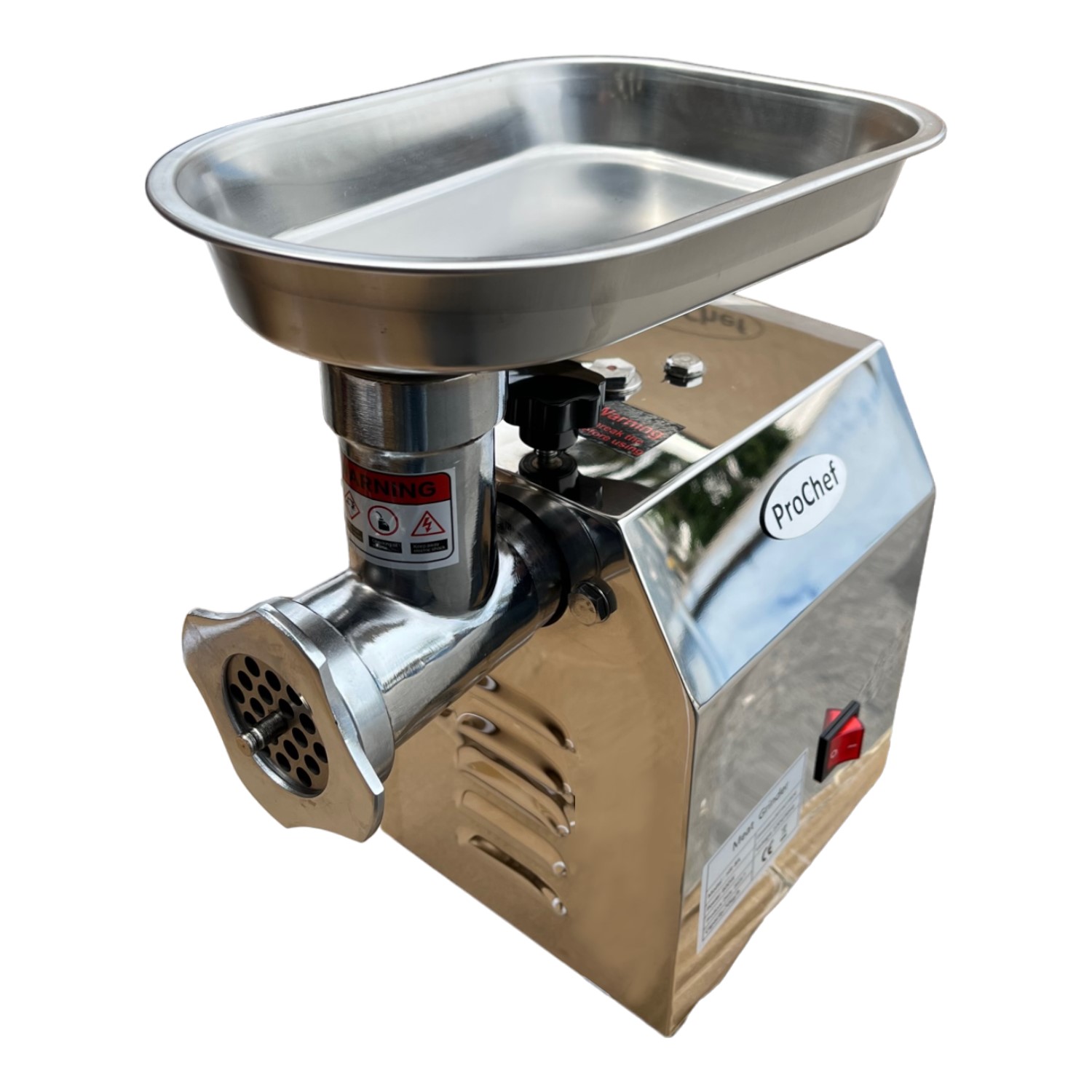 MOLEDORA CARNE PROCHEF 8 KG 70 KG/HORA 650 WATTS INDUSTRIAL - 1