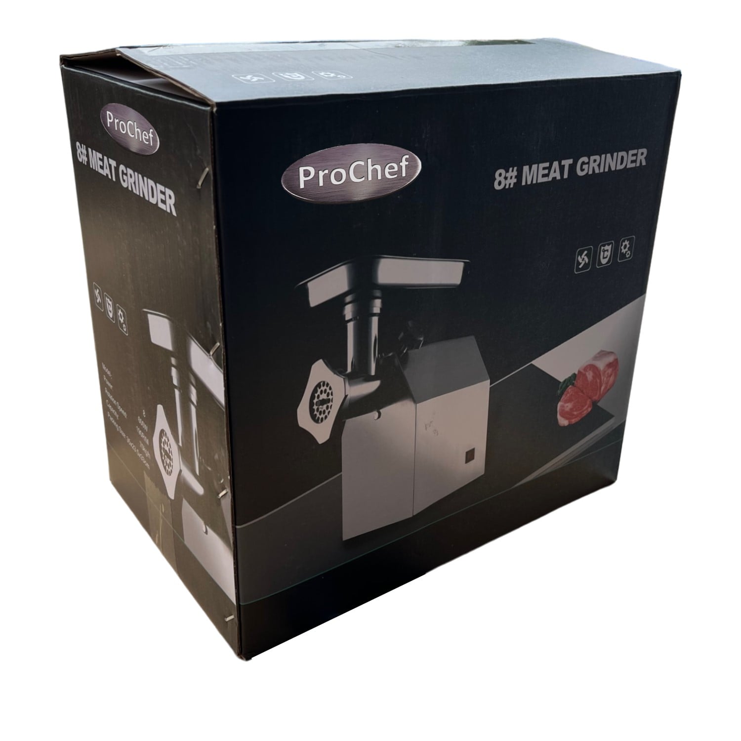 MOLEDORA CARNE PROCHEF 8 KG 70 KG/HORA 650 WATTS INDUSTRIAL - 7