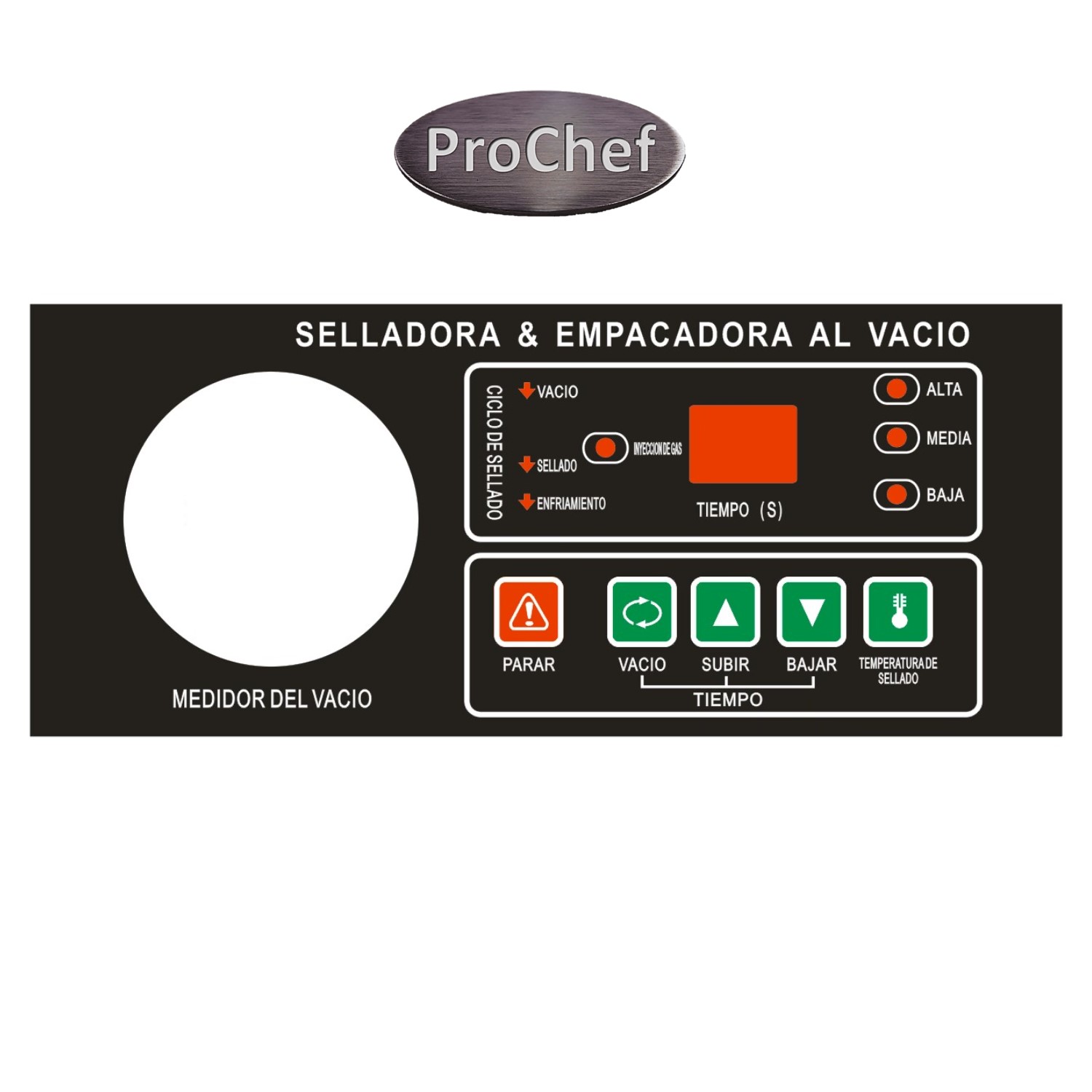 SELLADORA AL VACIO PROCHEF PARA BOLSA 25 CM - 6