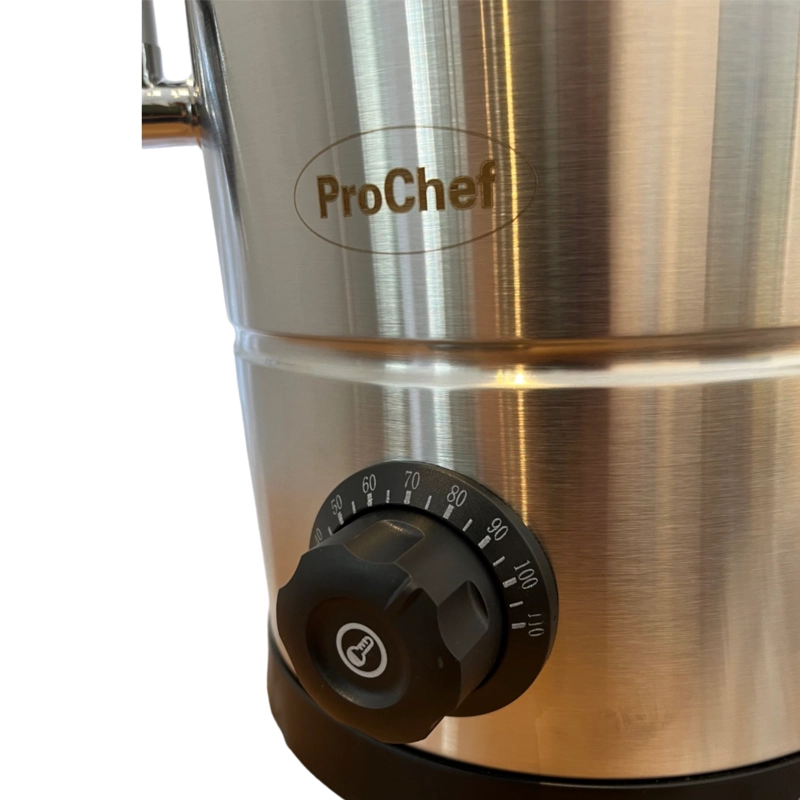 HERVIDOR INDUSTRIAL 15 LT. DOBLE CAPA ACERO INOX. - 4