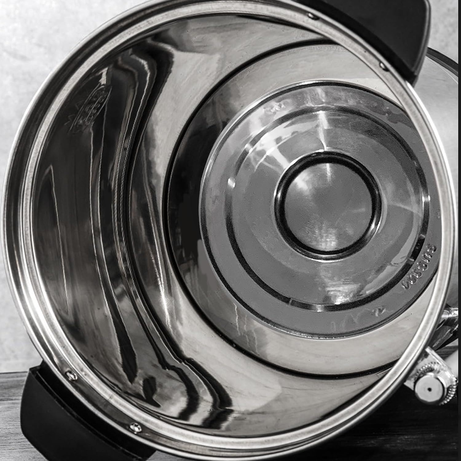 HERVIDOR INDUSTRIAL 25 LT. DOBLE CAPA ACERO INOX. - 7