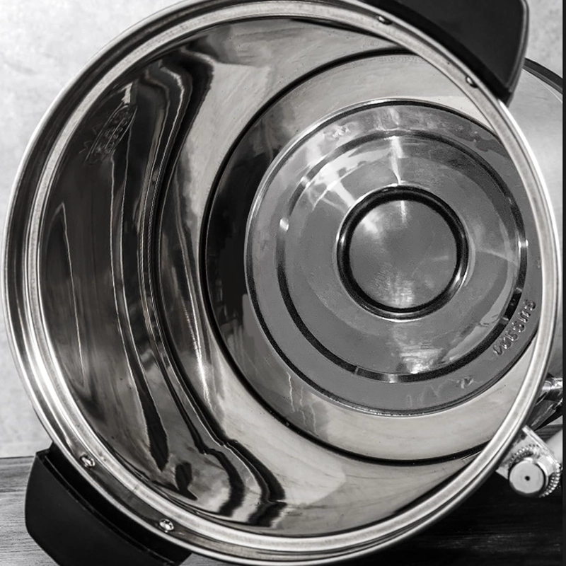 HERVIDOR PERCOLADOR INDUSTRIAL 8 LT DOBLE CAPA ACERO INOX - 5