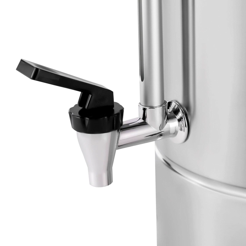 HERVIDOR PERCOLADOR INDUSTRIAL 8 LT DOBLE CAPA ACERO INOX - 9