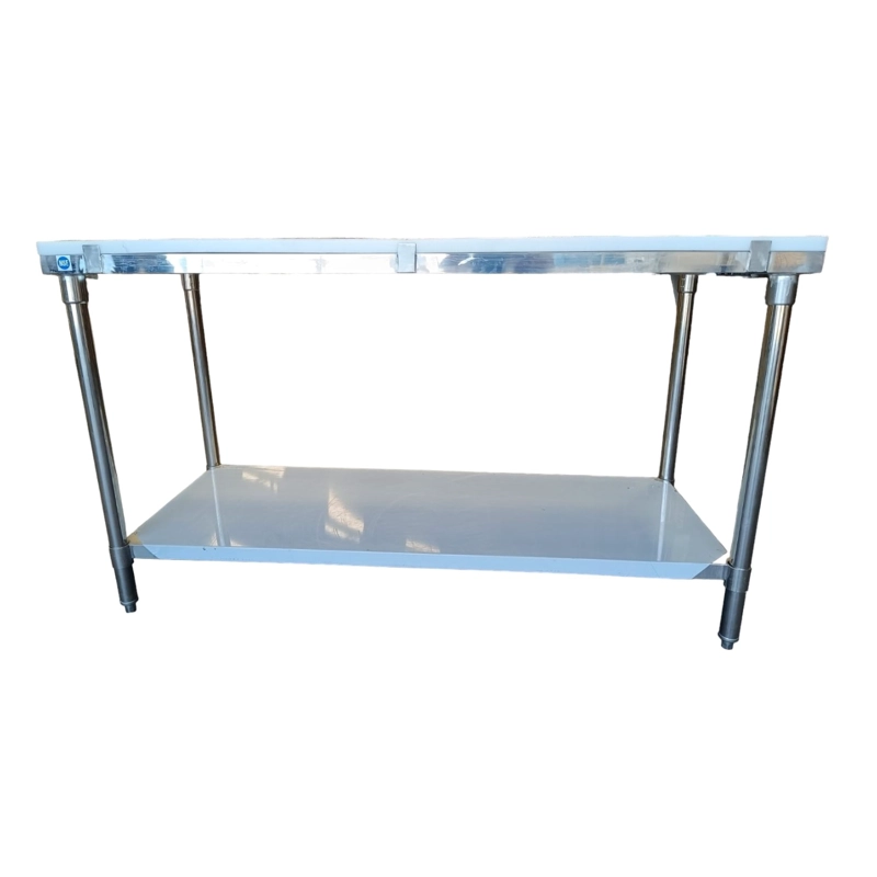 MESON DE CORTE 150X60 CM. ACERO INOX. CUBIERTA 25 MM. - 5