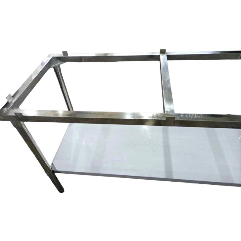 MESON DE CORTE 150X60 CM. ACERO INOX. CUBIERTA 25 MM. - 6