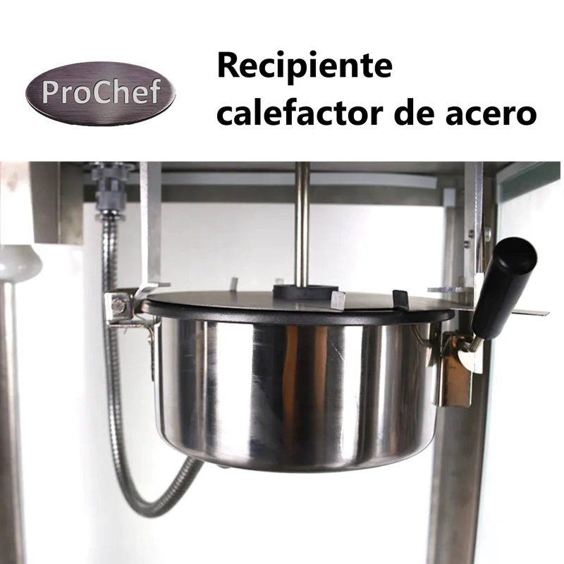 MAQUINA POP CORN O CABRITAS Y VITRINA MANTENEDORA - 4
