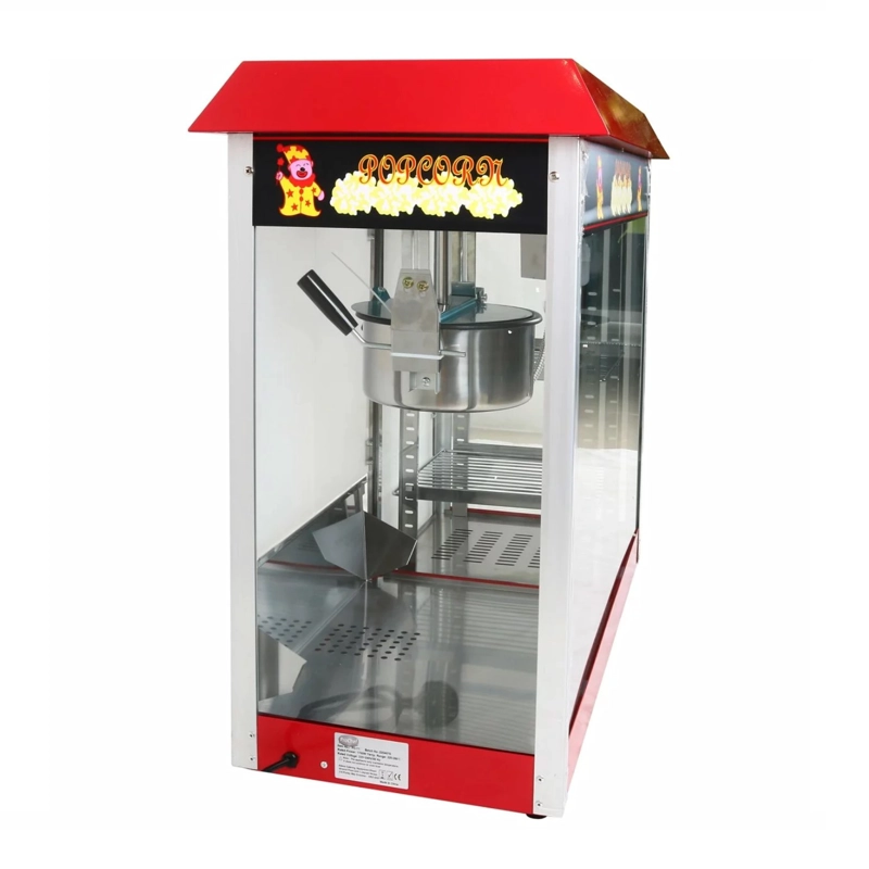 MAQUINA POP CORN O CABRITAS Y VITRINA MANTENEDORA - 8