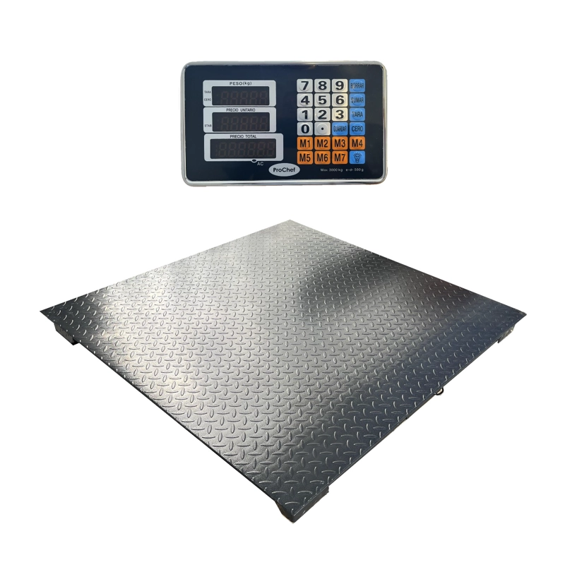 PESA DIGITAL PROCHEF WIFI 3000 KG DE PLATAFORMA 120X120 CM. - 1