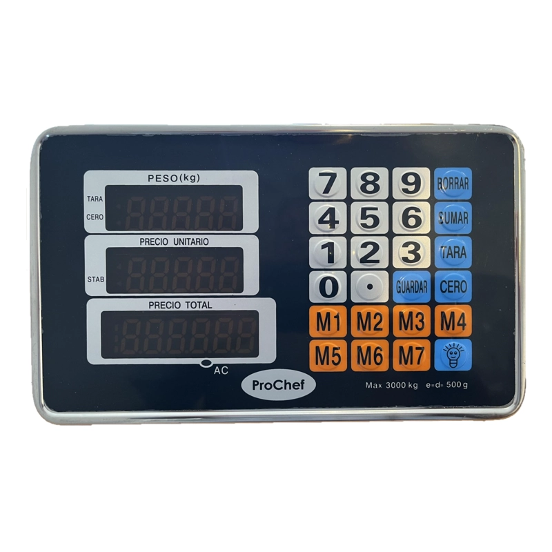 PESA DIGITAL PROCHEF WIFI 3000 KG DE PLATAFORMA 120X120 CM. - 3