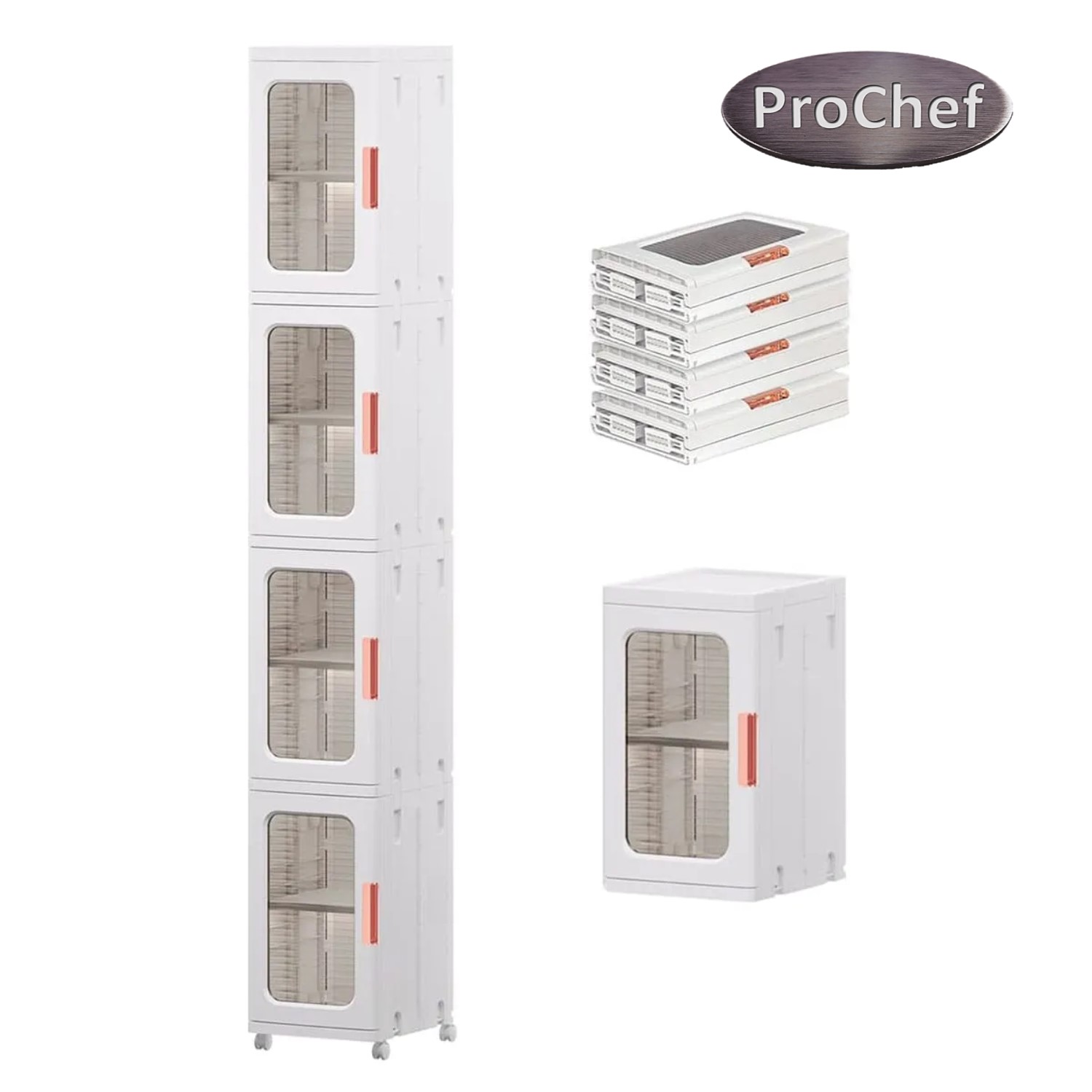ARMARIO PROCHEF 4 NIVELES 25X29X166 CM - 6