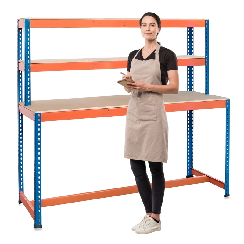 MESÓN PROCHEF BANCO TRABAJO TALLER 180X60 CM ACERO - 2