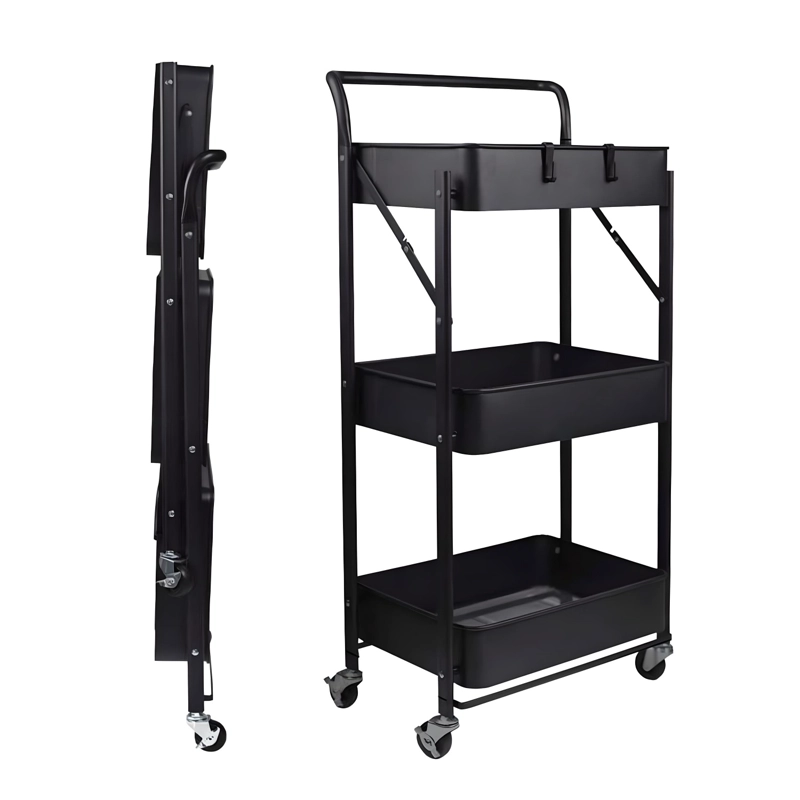 CARRO PROCHEF MULTIUSO PLEGABLE NEGRO 45 X 30 X 88 CM - 2