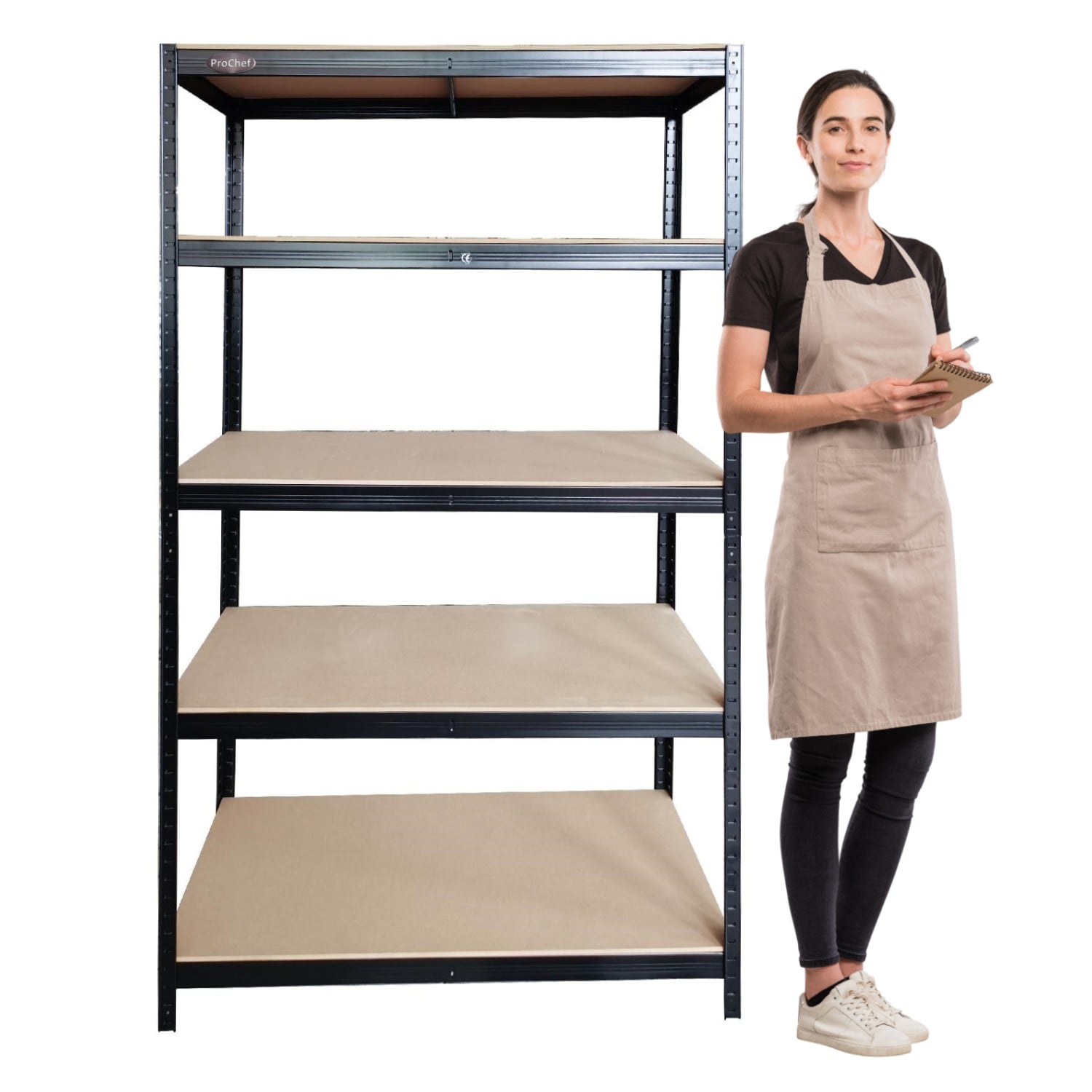 ESTANTE 120X45X180 CM ACERO PINTADO 5 BAND. 1325 KG - 2