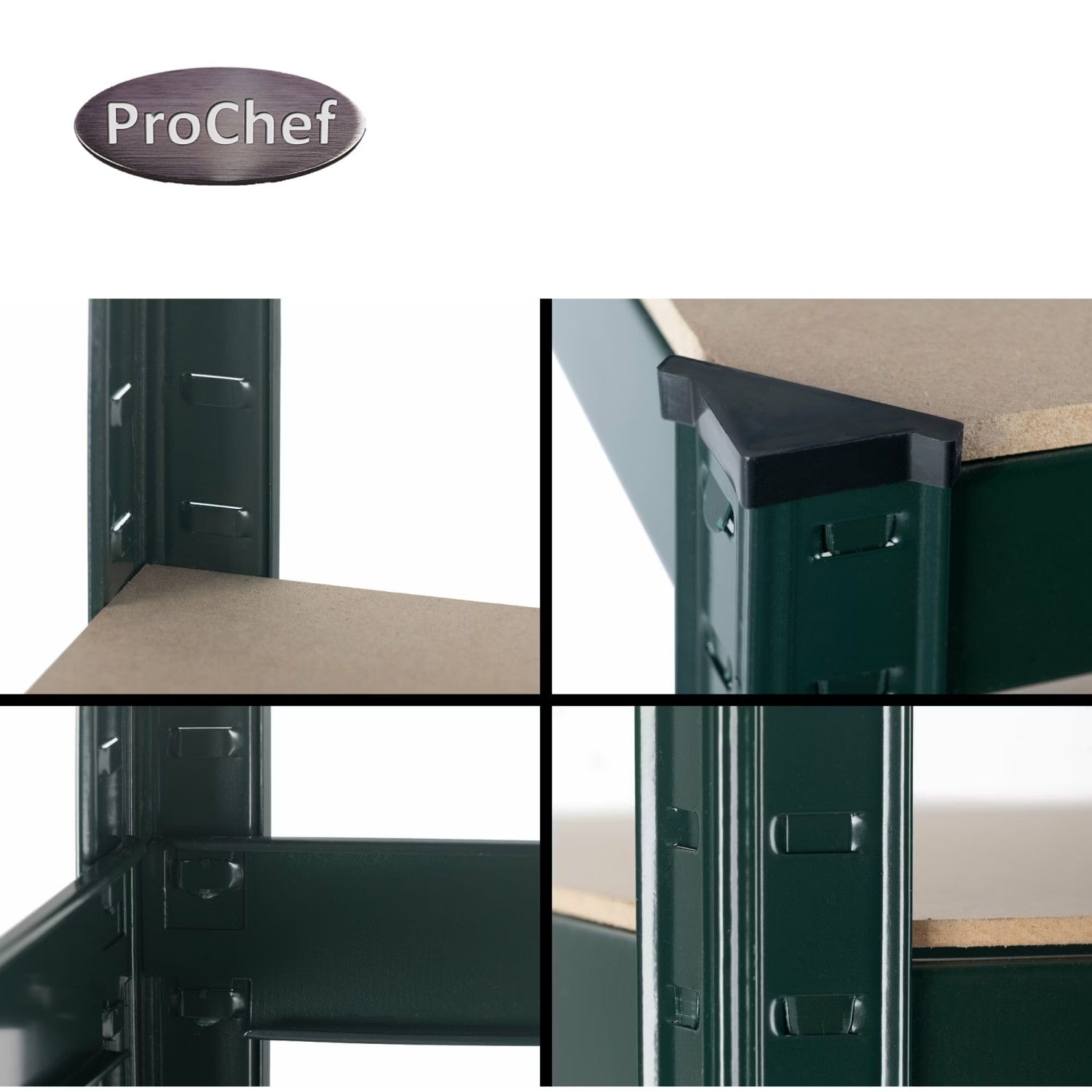 ESTANTE 120X45X180 CM ACERO PINTADO 5 BAND. 1325 KG - 4