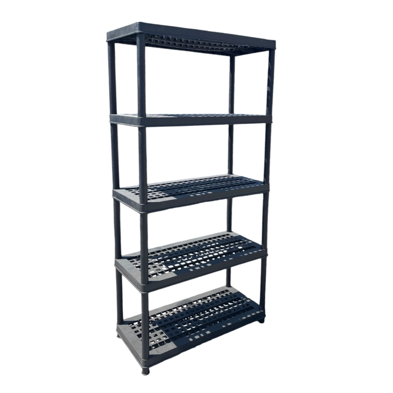 ESTANTE PLASTICO 91X45X183 CM. 5 BANDEJAS REMOVIBLES - 1
