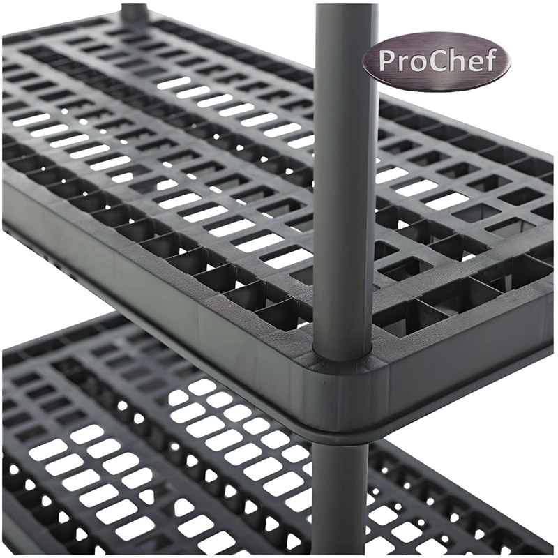 ESTANTE PLASTICO 91X45X183 CM. 5 BANDEJAS REMOVIBLES - 4