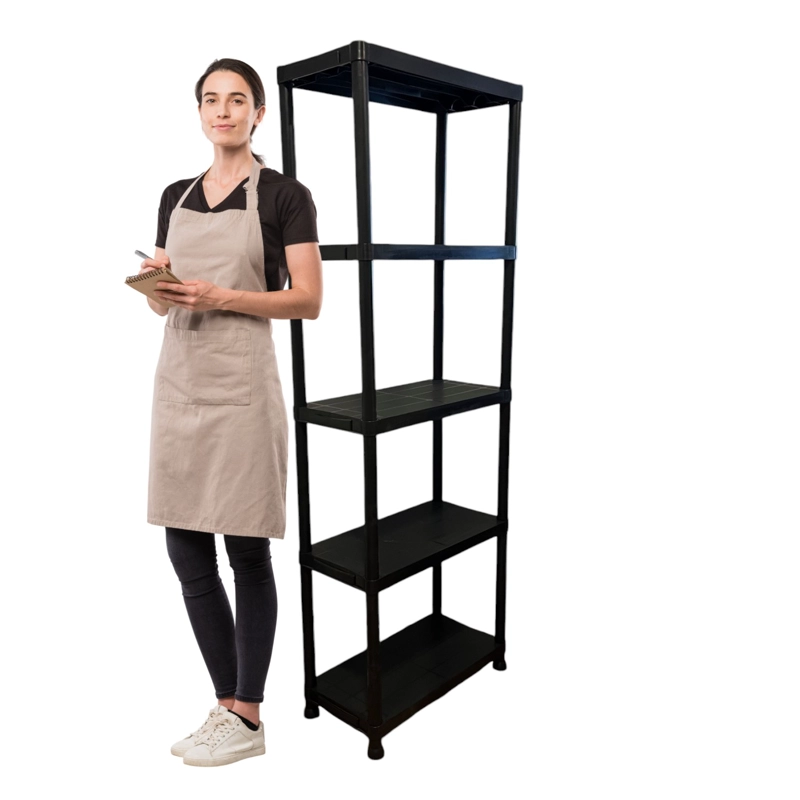 ESTANTE PLASTICO 60X30X174 CM. 5 BANDEJAS REMOVIBLES - 2