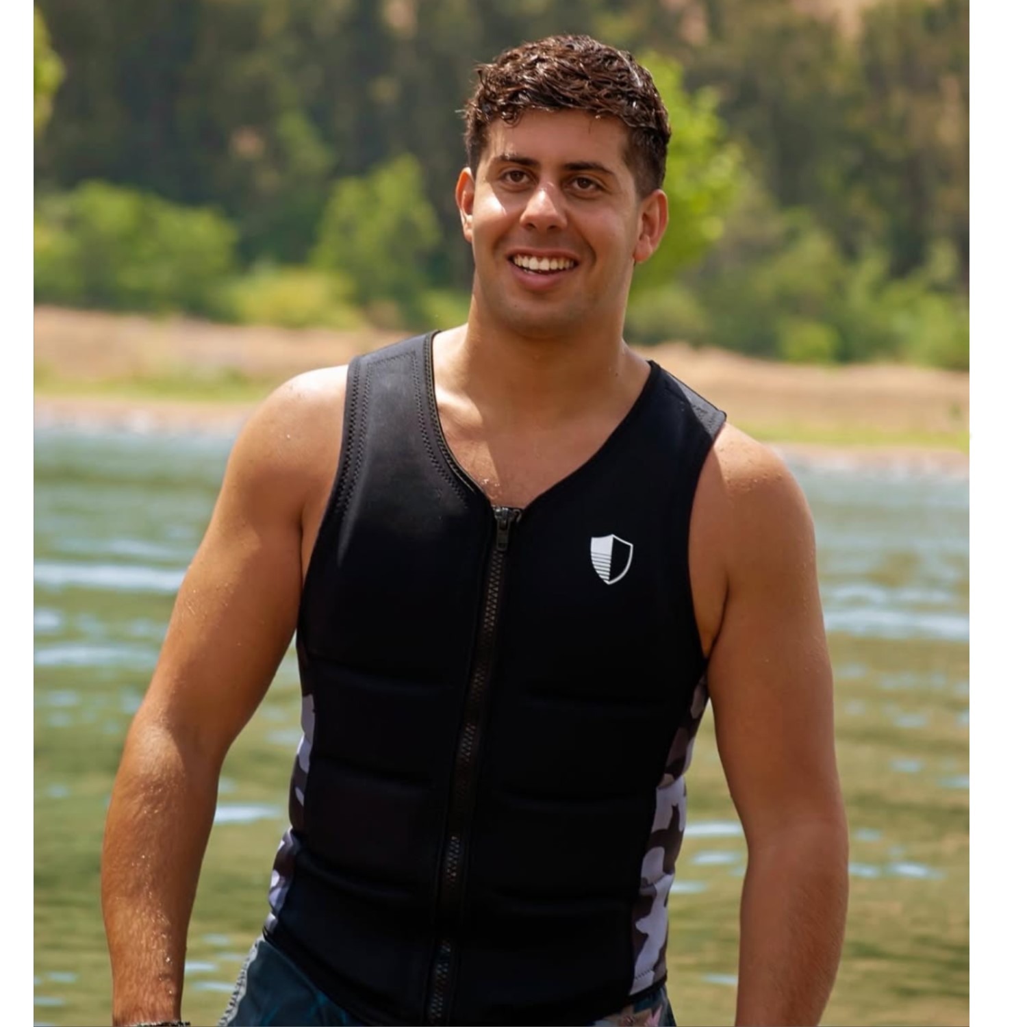 CHALECO DE IMPACTO WAKEARMOR 2025 BLACK-CAMO MEN'S XL - 2