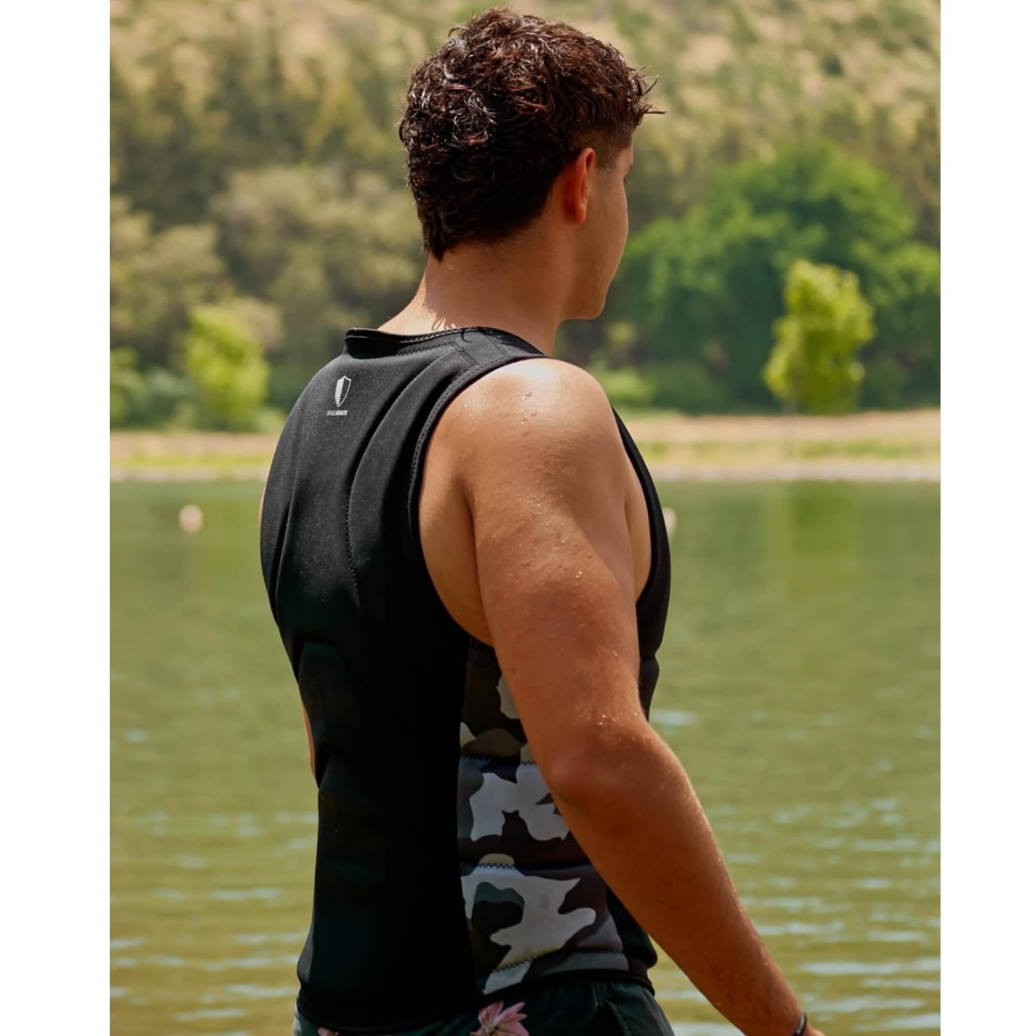 CHALECO DE IMPACTO WAKEARMOR 2025 BLACK-CAMO MEN'S XL - 3